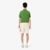 Pantaloncini in twill misto lino, vestibilità regolare