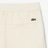 Pantaloncini in twill misto lino, vestibilità regolare
