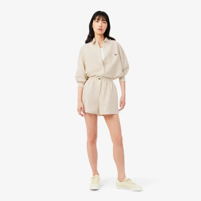 Pantaloncini oversize in misto lino The Blend Pantaloncini oversize in misto lino The Blend