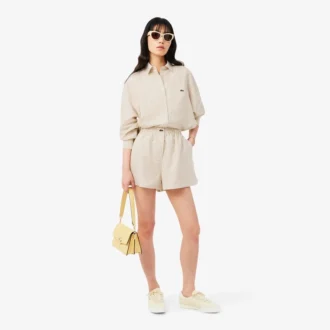 Pantaloncini oversize in misto lino The Blend