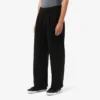Pantaloni a pieghe in piqué da uomo dalla vestibilità ampia Pantaloni a pieghe in piqué da uomo dalla vestibilità ampia