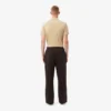 Pantaloni a pieghe in piqué da uomo dalla vestibilità ampia Pantaloni a pieghe in piqué da uomo dalla vestibilità ampia