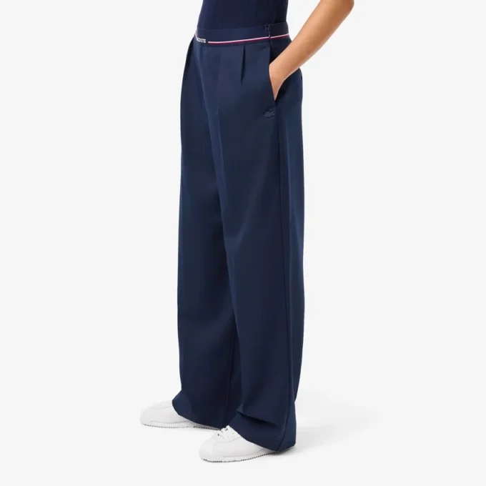 Pantaloni a pieghe oversize da donna in misto lana The Blend Pantaloni a pieghe oversize da donna in misto lana The Blend