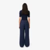 Pantaloni a pieghe oversize da donna in misto lana The Blend Pantaloni a pieghe oversize da donna in misto lana The Blend