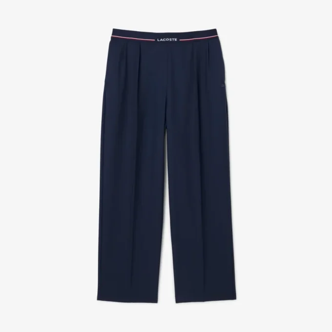 Pantaloni a pieghe oversize da donna in misto lana The Blend Pantaloni a pieghe oversize da donna in misto lana The Blend