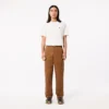 Pantaloni cargo da uomo in cotone a vestibilità dritta Pantaloni cargo da uomo in cotone a vestibilità dritta