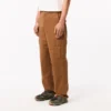 Pantaloni cargo da uomo in cotone a vestibilità dritta Pantaloni cargo da uomo in cotone a vestibilità dritta