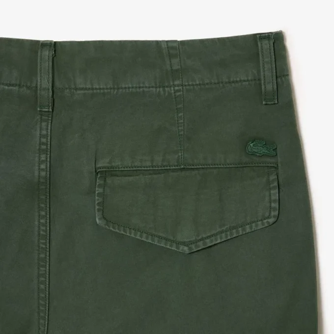 Pantaloni cargo da uomo in cotone a vestibilità dritta Pantaloni cargo da uomo in cotone a vestibilità dritta