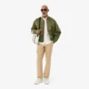Pantaloni cargo da uomo in cotone leggero, vestibilità regolare Pantaloni cargo da uomo in cotone leggero, vestibilità regolare