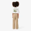 Pantaloni cargo in twill di cotone da bambina Pantaloni cargo in twill di cotone da bambina