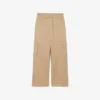 Pantaloni cargo in twill di cotone da bambina Pantaloni cargo in twill di cotone da bambina