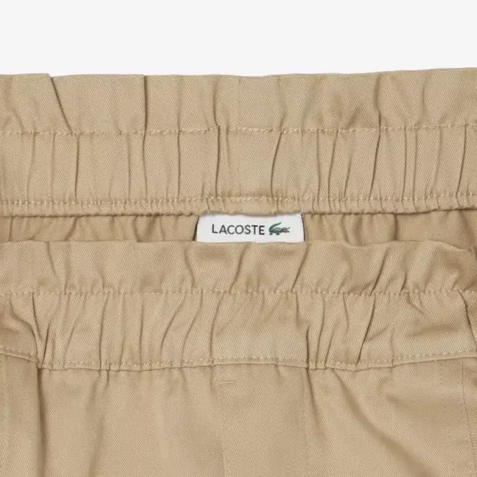 Pantaloni cargo in twill di cotone da bambina Pantaloni cargo in twill di cotone da bambina