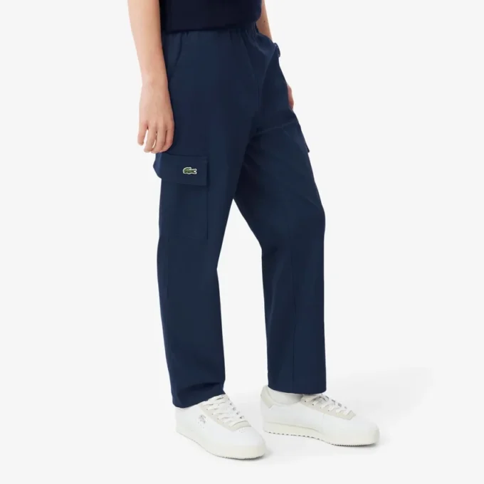 Pantaloni cargo in twill di cotone da bambino Pantaloni cargo in twill di cotone da bambino