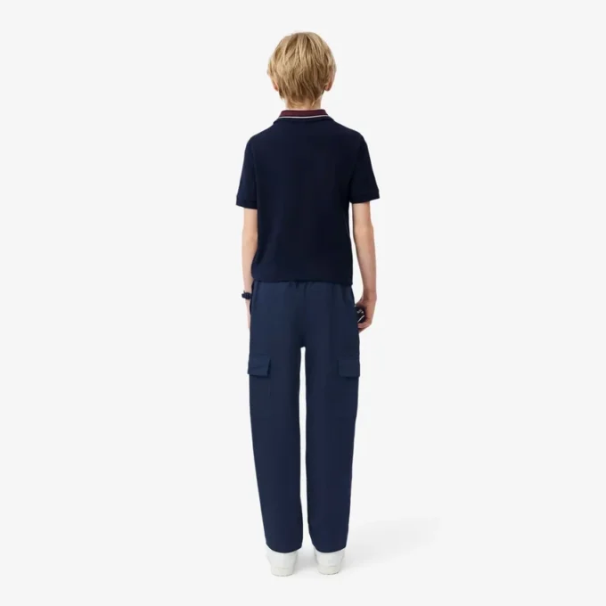 Pantaloni cargo in twill di cotone da bambino Pantaloni cargo in twill di cotone da bambino