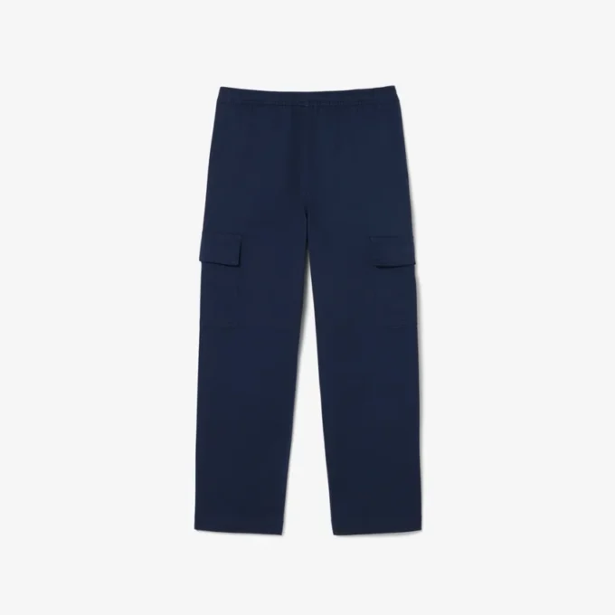 Pantaloni cargo in twill di cotone da bambino Pantaloni cargo in twill di cotone da bambino