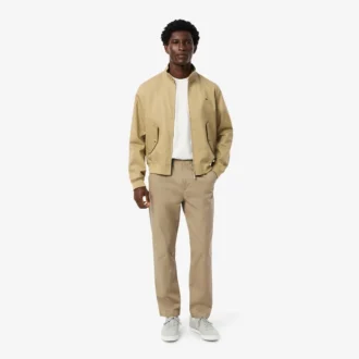 Pantaloni chino da uomo in cotone dalla vestibilità regolare