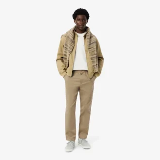 Pantaloni chino da uomo in cotone dalla vestibilità regolare