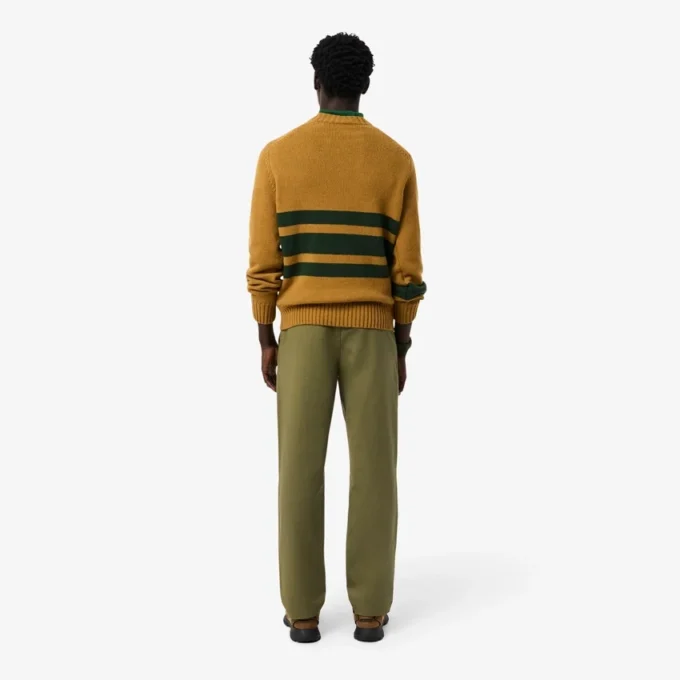 Pantaloni chino da uomo in cotone dalla vestibilità regolare Pantaloni chino da uomo in cotone dalla vestibilità regolare