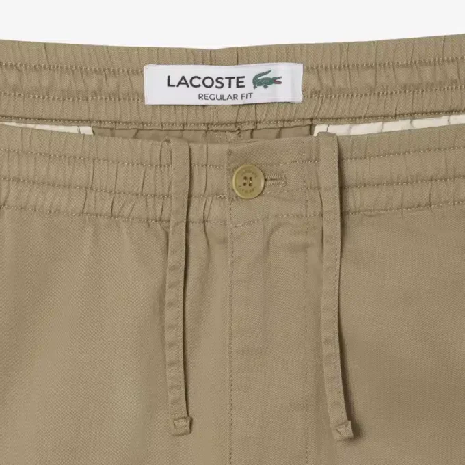 Pantaloni chino da uomo in cotone dalla vestibilità regolare Pantaloni chino da uomo in cotone dalla vestibilità regolare