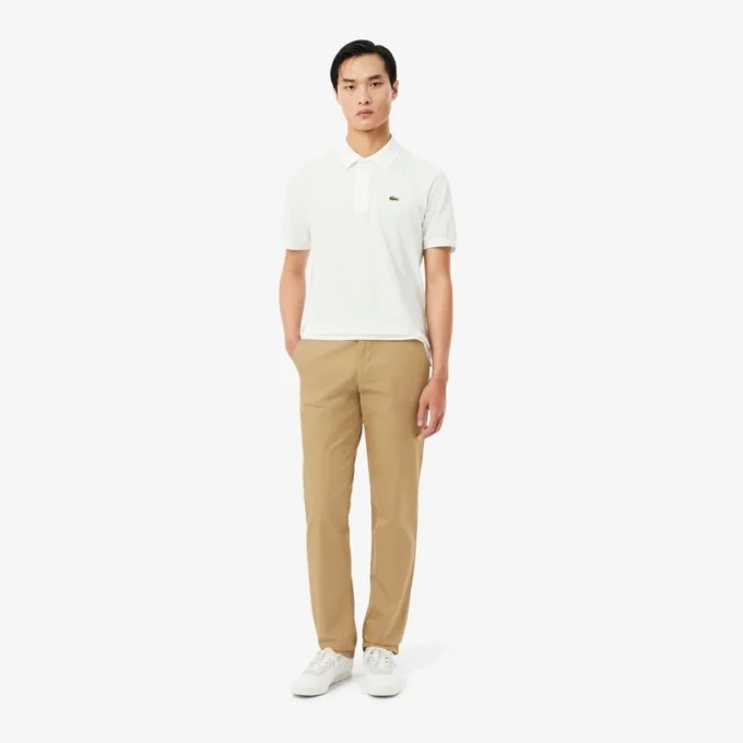 Pantaloni chino da uomo in cotone, vestibilità regolare Pantaloni chino da uomo in cotone, vestibilità regolare