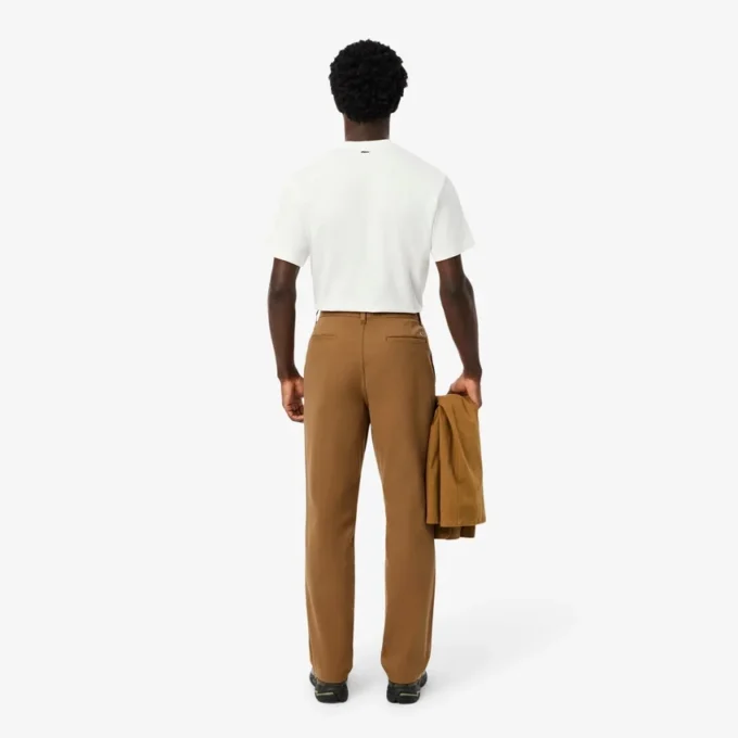 Pantaloni chino da uomo in cotone, vestibilità regolare Pantaloni chino da uomo in cotone, vestibilità regolare