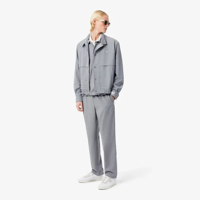 Pantaloni chino da uomo in flanella di lana, vestibilità regolare Pantaloni chino da uomo in flanella di lana, vestibilità regolare