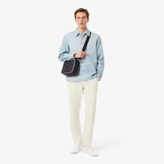 Pantaloni chino da uomo in velluto a coste, vestibilità regolare
