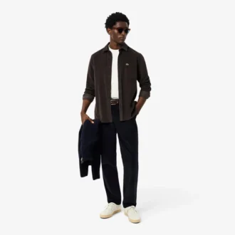 Pantaloni chino da uomo in velluto a coste, vestibilità regolare