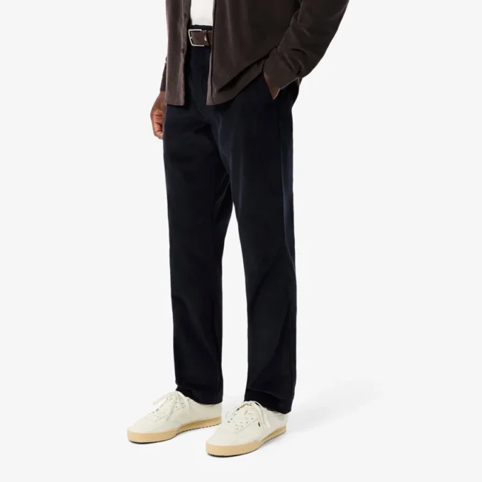 Pantaloni chino da uomo in velluto a coste, vestibilità regolare Pantaloni chino da uomo in velluto a coste, vestibilità regolare