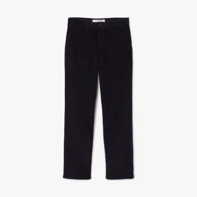 Pantaloni chino da uomo in velluto a coste, vestibilità regolare Pantaloni chino da uomo in velluto a coste, vestibilità regolare