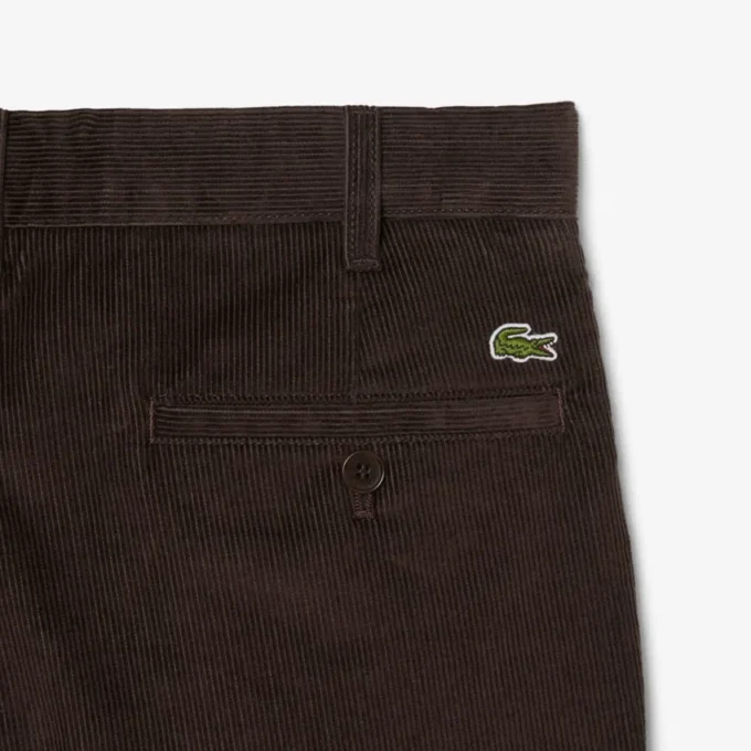 Pantaloni chino da uomo in velluto a coste, vestibilità regolare Pantaloni chino da uomo in velluto a coste, vestibilità regolare