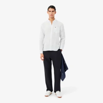 Pantaloni chino in cotone dalla vestibilità dritta