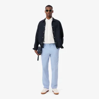 Pantaloni chino in cotone dalla vestibilità regolare Pantaloni chino in cotone dalla vestibilità regolare