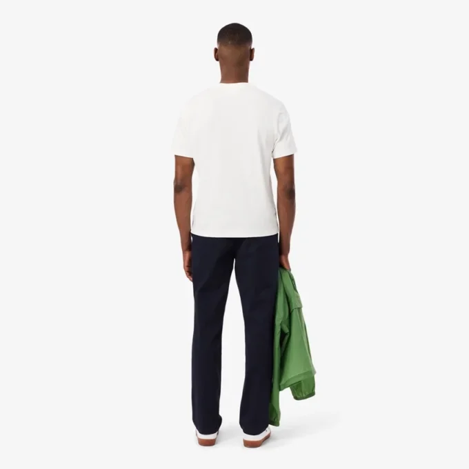 Pantaloni chino in cotone dalla vestibilità regolare Pantaloni chino in cotone dalla vestibilità regolare