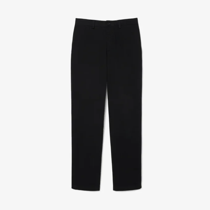 Pantaloni chino in cotone dalla vestibilità regolare Pantaloni chino in cotone dalla vestibilità regolare
