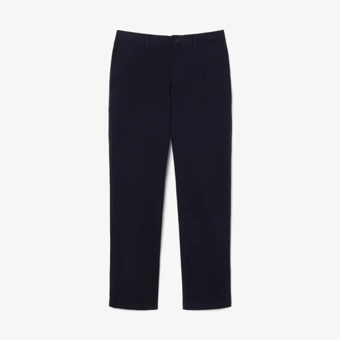 Pantaloni chino in cotone dalla vestibilità regolare Pantaloni chino in cotone dalla vestibilità regolare