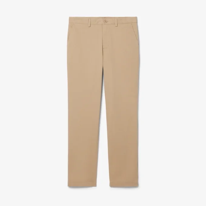 Pantaloni chino in cotone dalla vestibilità regolare Pantaloni chino in cotone dalla vestibilità regolare