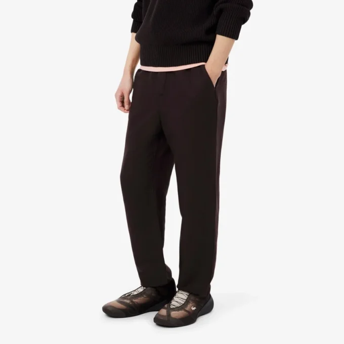 Pantaloni chino in lino dalla vestibilità regolare Pantaloni chino in lino dalla vestibilità regolare