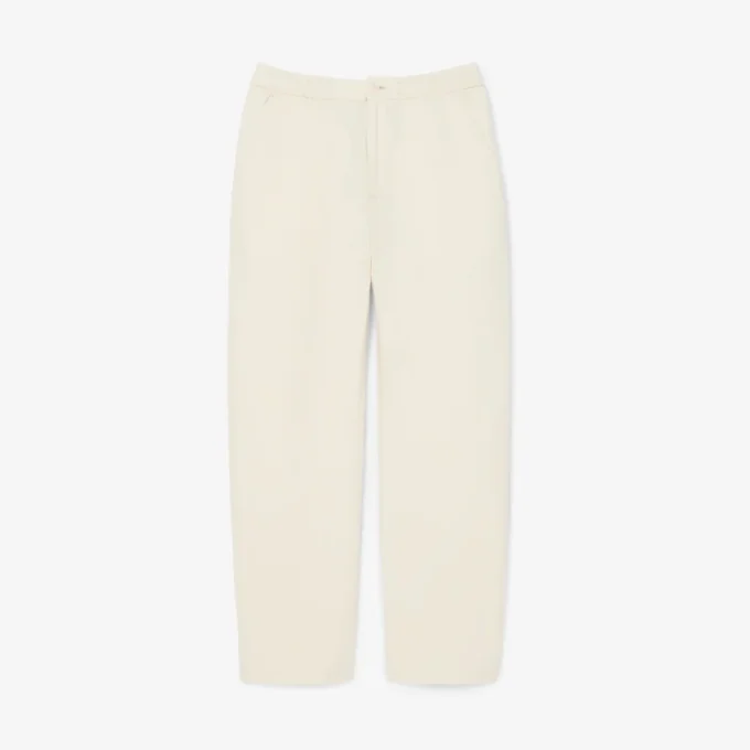 Pantaloni chino in lino dalla vestibilità regolare