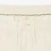 Pantaloni chino in lino dalla vestibilità regolare