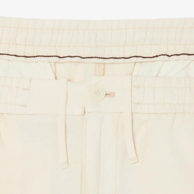 Pantaloni chino in lino dalla vestibilità regolare