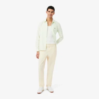 Pantaloni chino in twill di cotone a vestibilità regolare