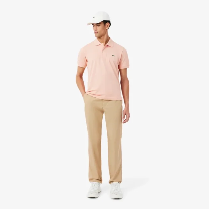 Pantaloni chino in twill di cotone a vestibilità regolare Pantaloni chino in twill di cotone a vestibilità regolare