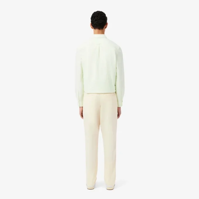 Pantaloni chino in twill di cotone a vestibilità regolare Pantaloni chino in twill di cotone a vestibilità regolare