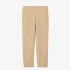 Pantaloni chino in twill di cotone a vestibilità regolare Pantaloni chino in twill di cotone a vestibilità regolare