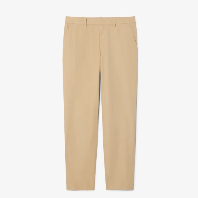 Pantaloni chino in twill di cotone a vestibilità regolare Pantaloni chino in twill di cotone a vestibilità regolare