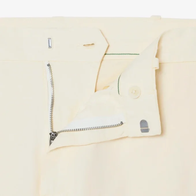 Pantaloni chino in twill di cotone a vestibilità regolare Pantaloni chino in twill di cotone a vestibilità regolare