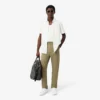 Pantaloni chino in twill di cotone dalla vestibilità regolare