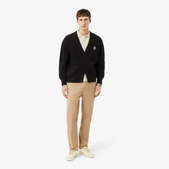 Pantaloni chino in twill di cotone dalla vestibilità regolare