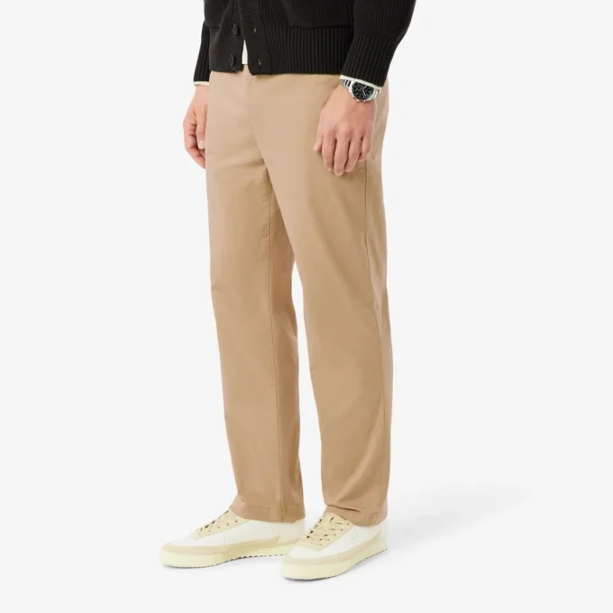Pantaloni chino in twill di cotone dalla vestibilità regolare